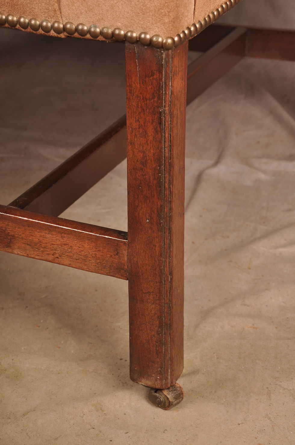 Thumbnail: Sold. Fine 18th Century Mahogany Gainsborough Library Armchair. Sold