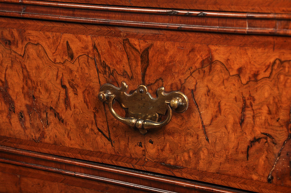 Thumbnail: Fine Early 18th Century Walnut Secretaire Cabinet