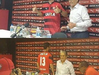 Meia é apresentado no Barradão. "Feliz por chegar aqui"; atleta ainda está regularizado