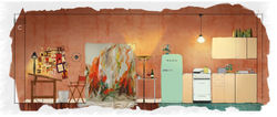 Midge's Apartment: Wall C