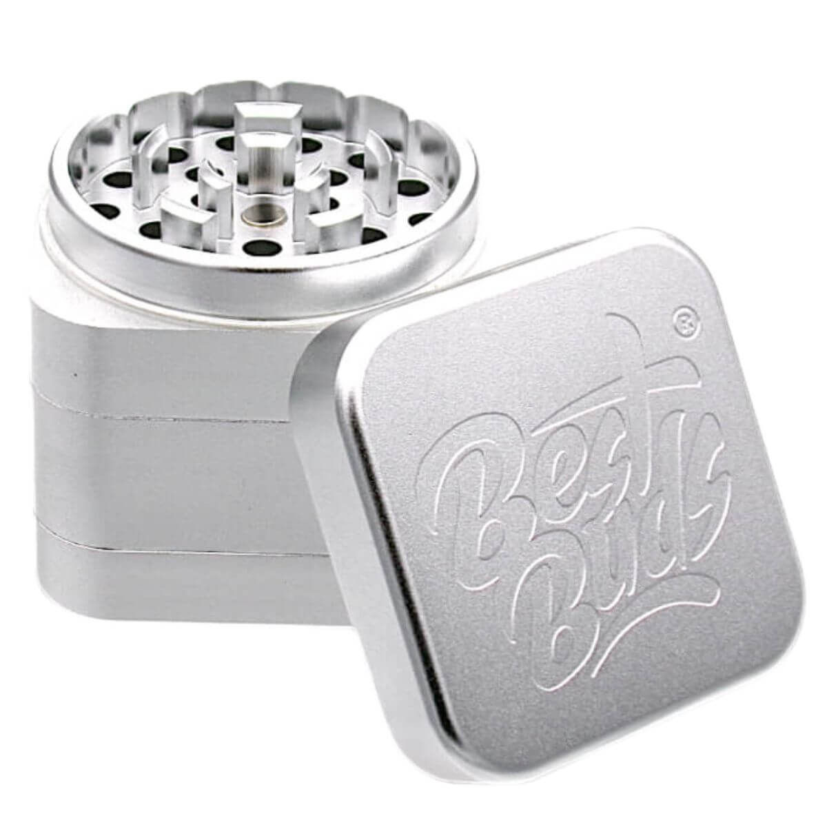 Best Buds The Cube Aluminium Grinder 4 Parts