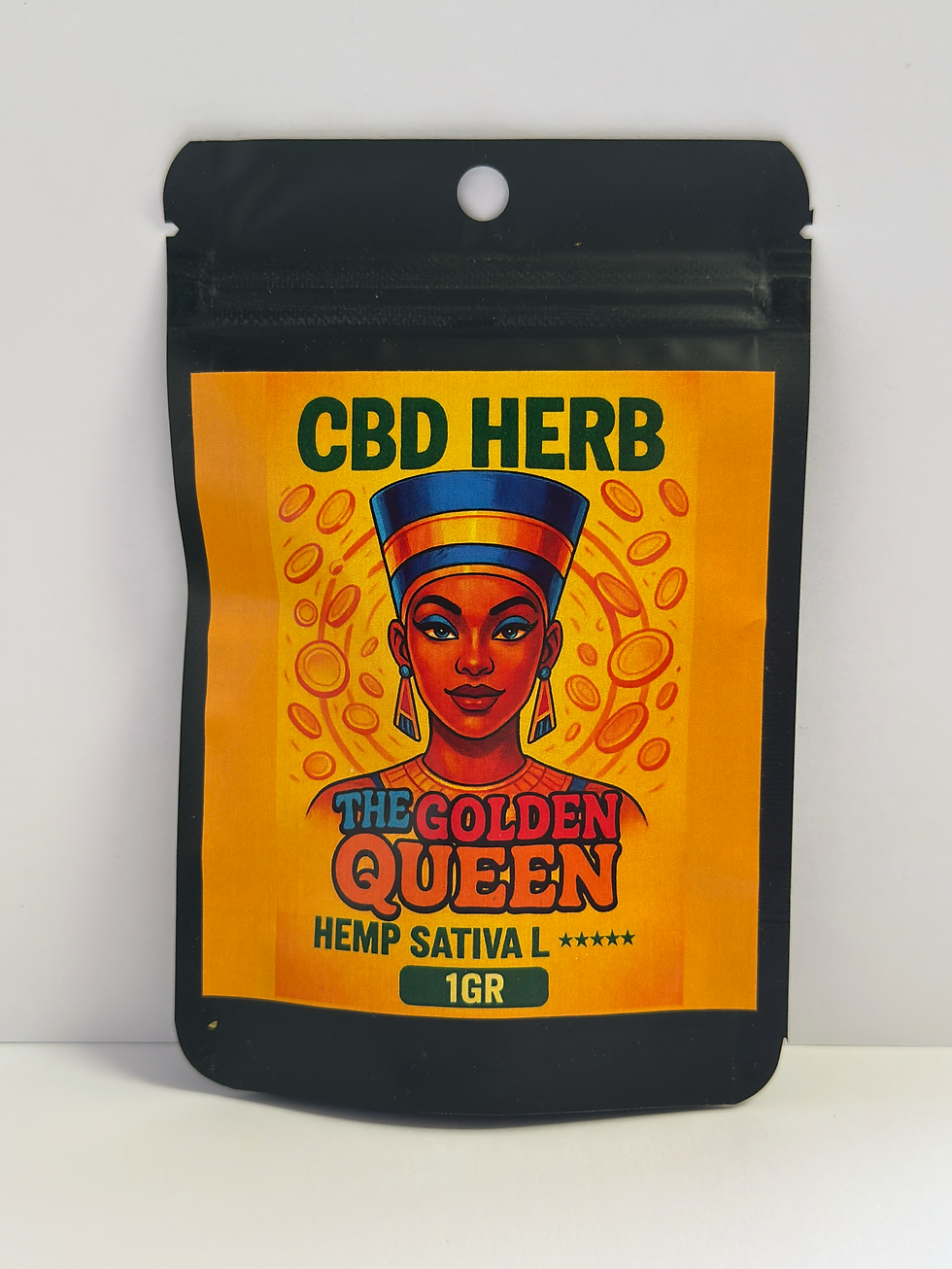 The Golden Queen CBD Herb 1gr