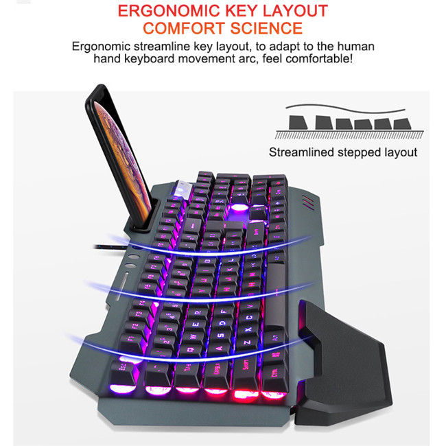 Thumbnail: Ergonomic Mechanical Keyboard with RGB Backlight