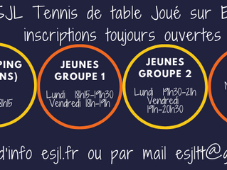 Les inscriptions sont toujours possibles
