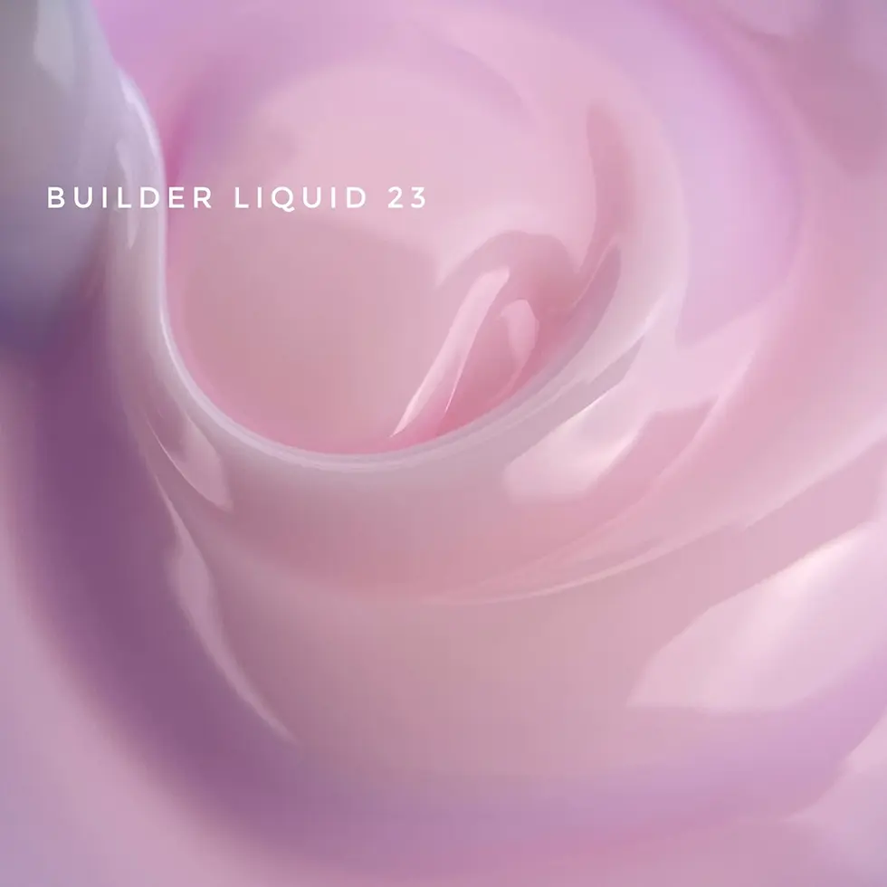 Builder Liquid - 23 with swirling pink liquid
