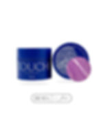 TOUCH PEELING GEL jar, purple gel sample, HEMA free