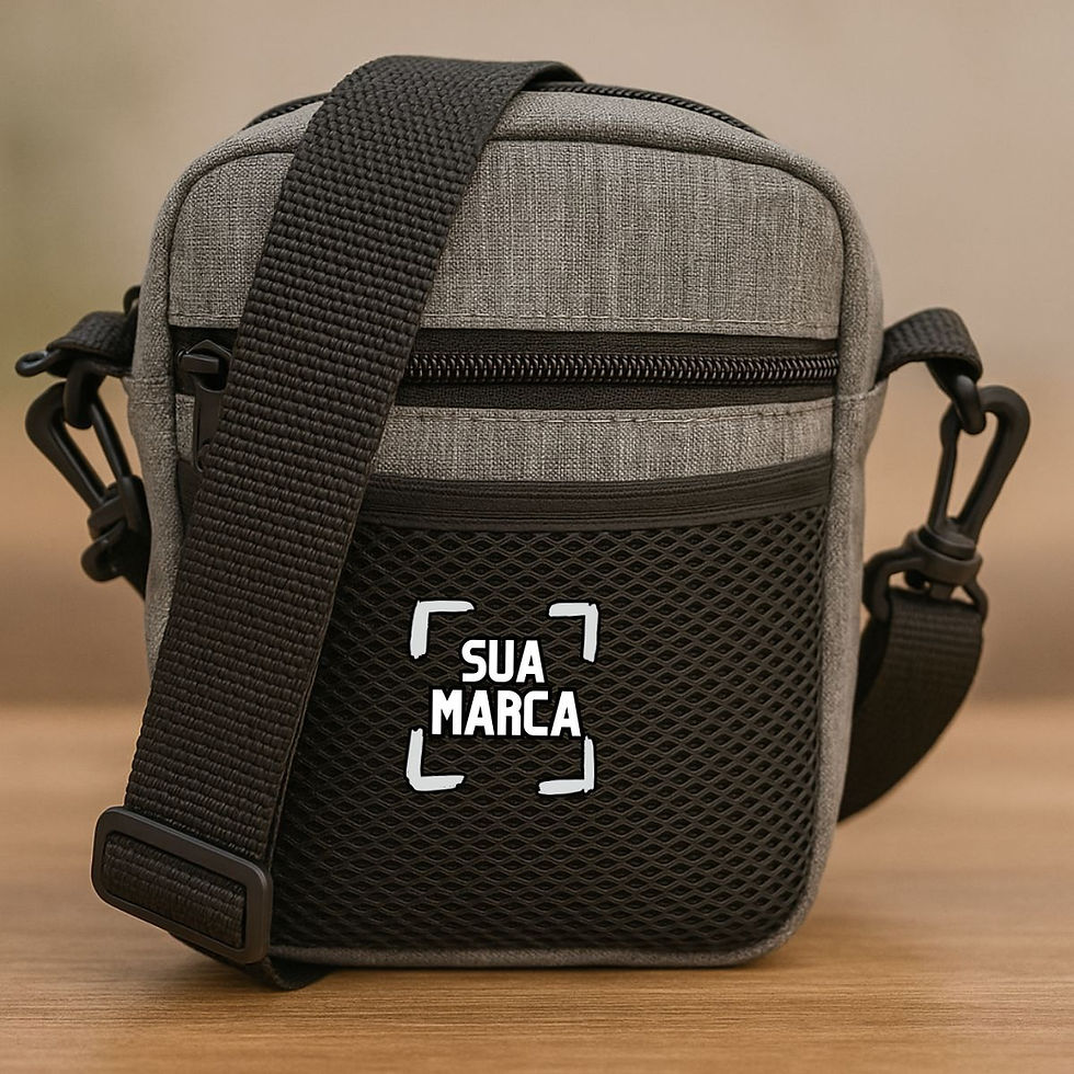 KIT 30 Shoulder Bag Tela Personalizado com Logotipo