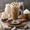 Thumbnail: Passion Infused Eatery's indulgent 12 oz Iced Coffee, rich with chocolate flavor and topped with homemade whipped topping and chocolate shavings. Served in a glass cup with a handle, accompanied by an iced coffee shaker and scattered coffee beans on a wooden table. A decadent treat for coffee lovers seeking a refreshing and flavorful beverage.