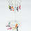 Thumbnail: Gemstone Sparkler Dangle Earrings