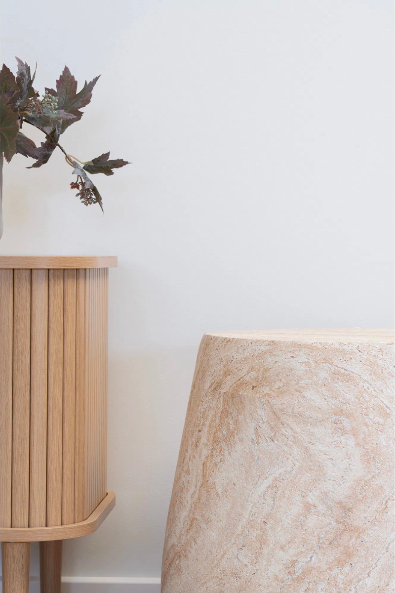Miniature : Table d'appoint ronde contemporaine