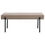 Miniature : Banc en tissu gris moderne