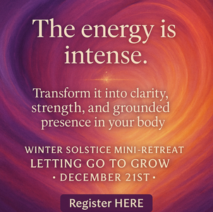 This energy is here for you...how will you use it?
