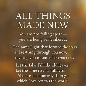 All Things Made New