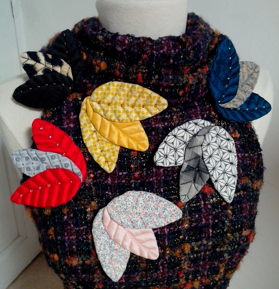 Miniature : Fiche créative broche 3 FEUILLES Option KIT COMPLET