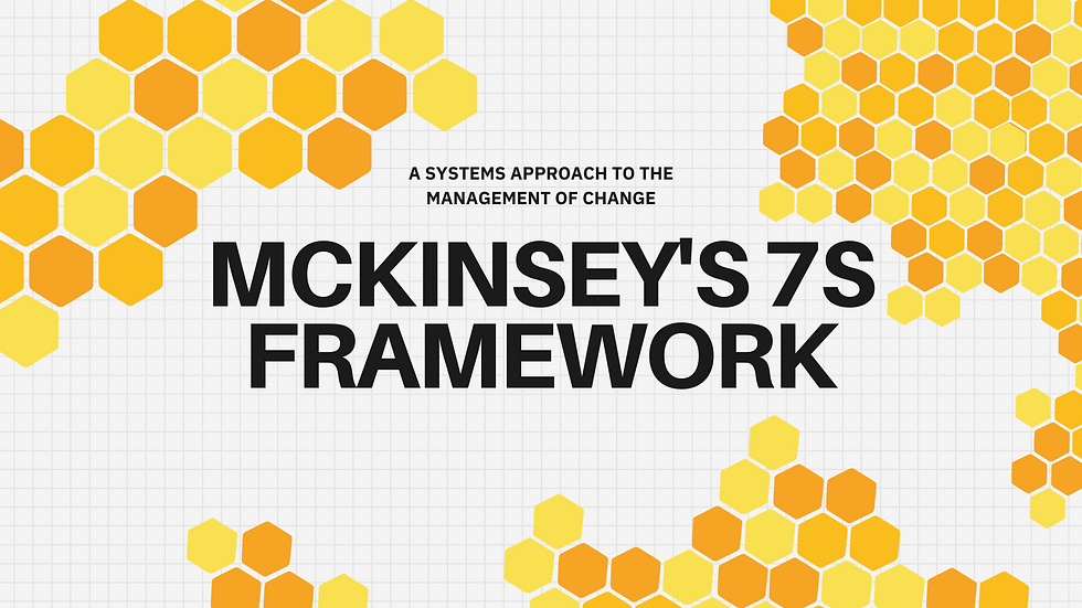 Mckinsey's 7s framework
