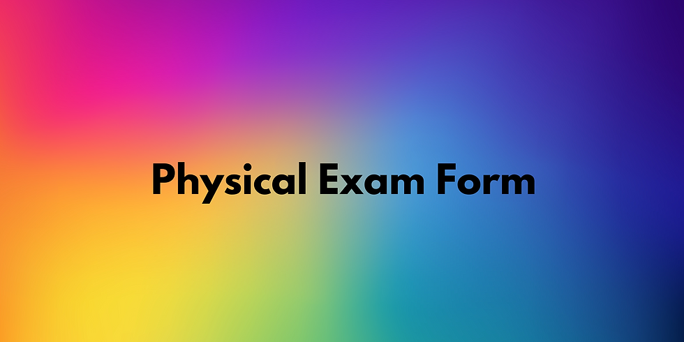 Physical Exam Form