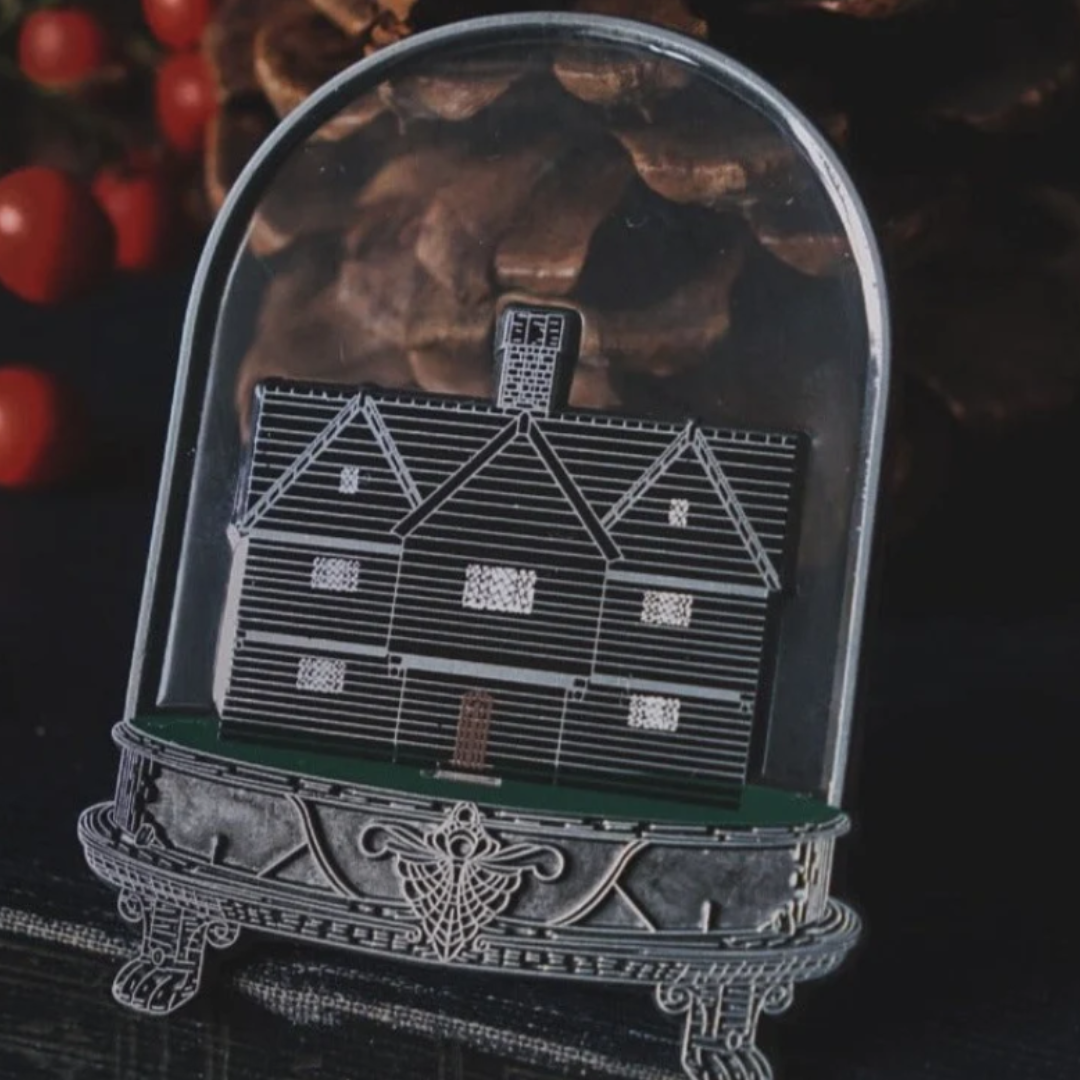 'Salem Witch House' Enamel Pin | Houses of Horror Pin by Lively Ghosts