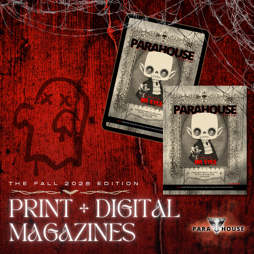 ParaHouse Magazine's Fall 2026 Issue with Mr. Eyes Art Cover