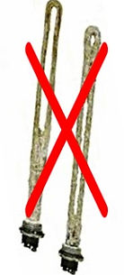 Corroded Metal Heating Elements