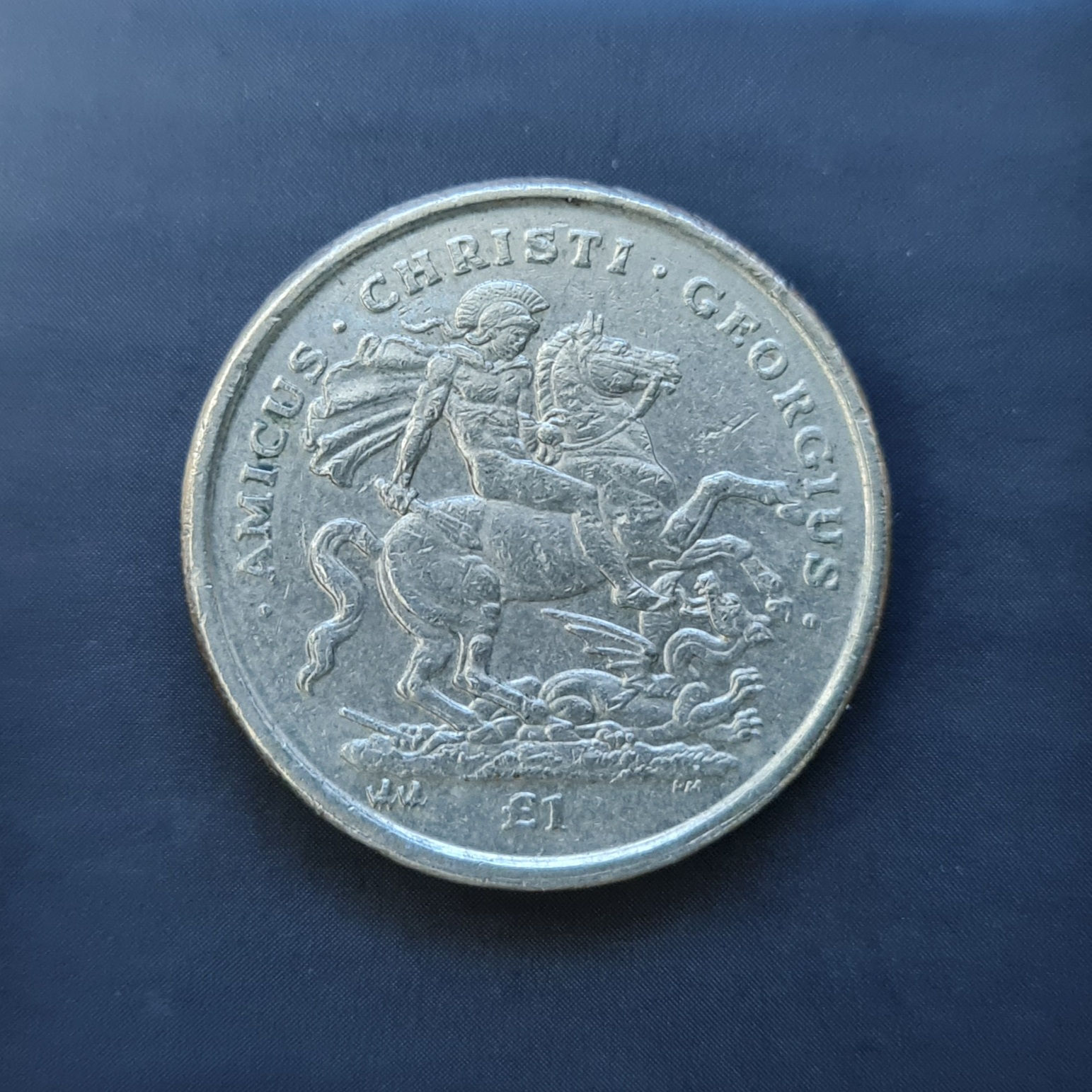 Gibraltar St George Slaying the Dragon £1 - 2003