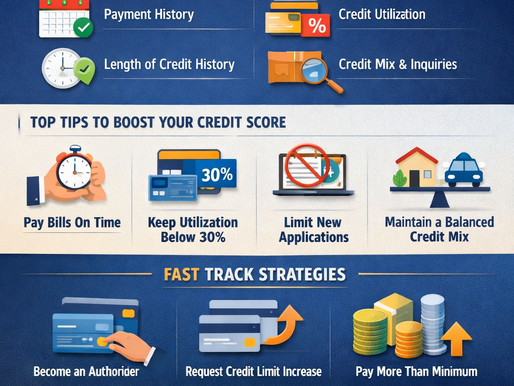 Credit Score Improvement Tips That Work in 2026