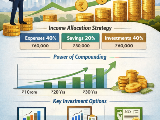 How to Grow a Massive Investment Corpus with a ₹1.5 Lakh Monthly Salary
