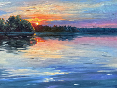 The Story Behind Deepening: Ontario Sunset Painting