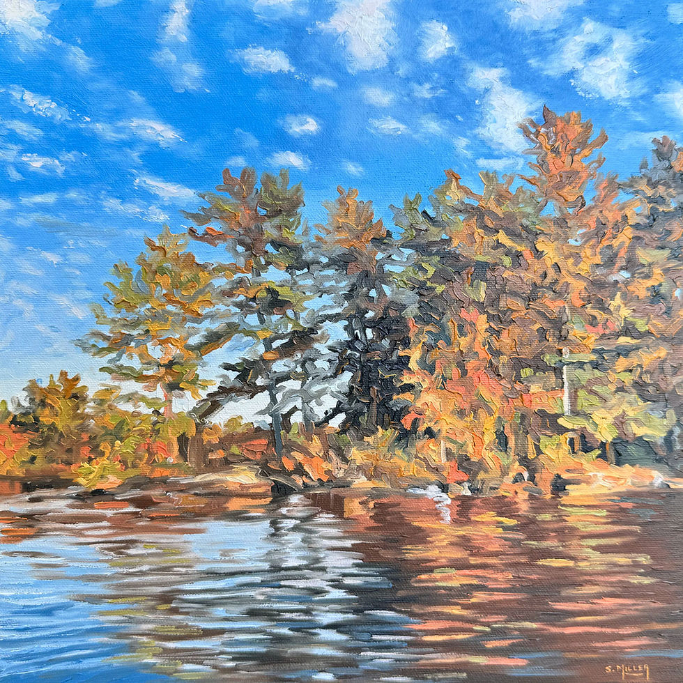 When Water Holds Autumn Colours