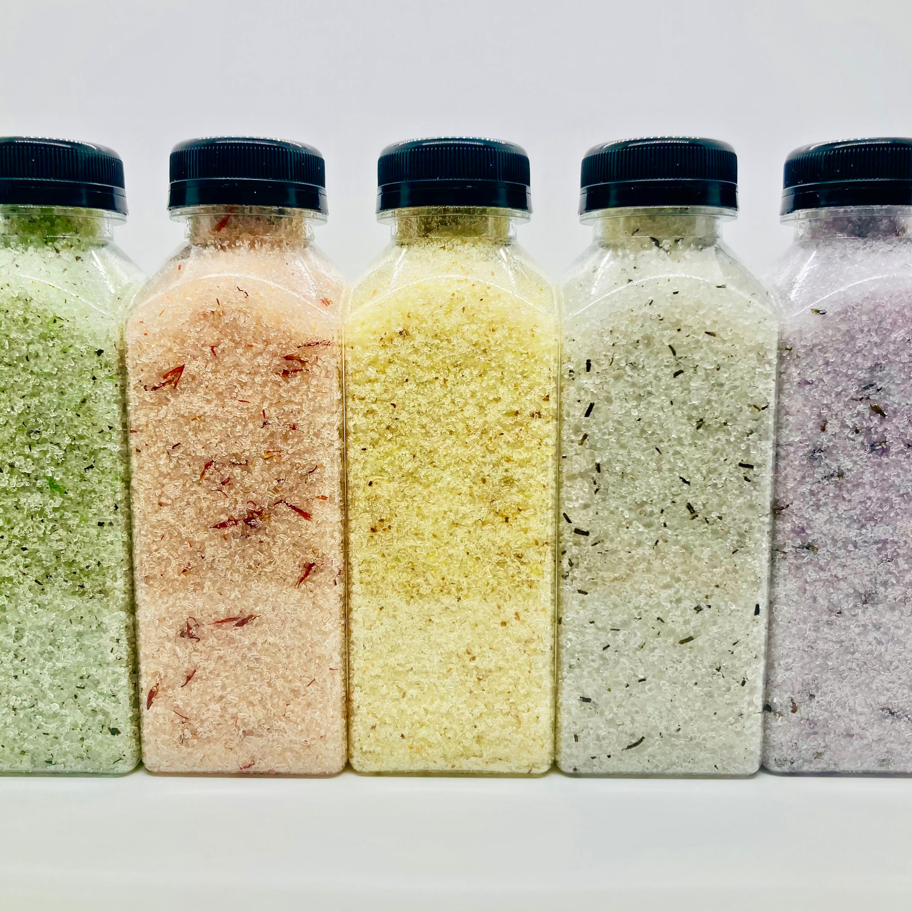 Set of Five Elements Herbal Salt Soaks