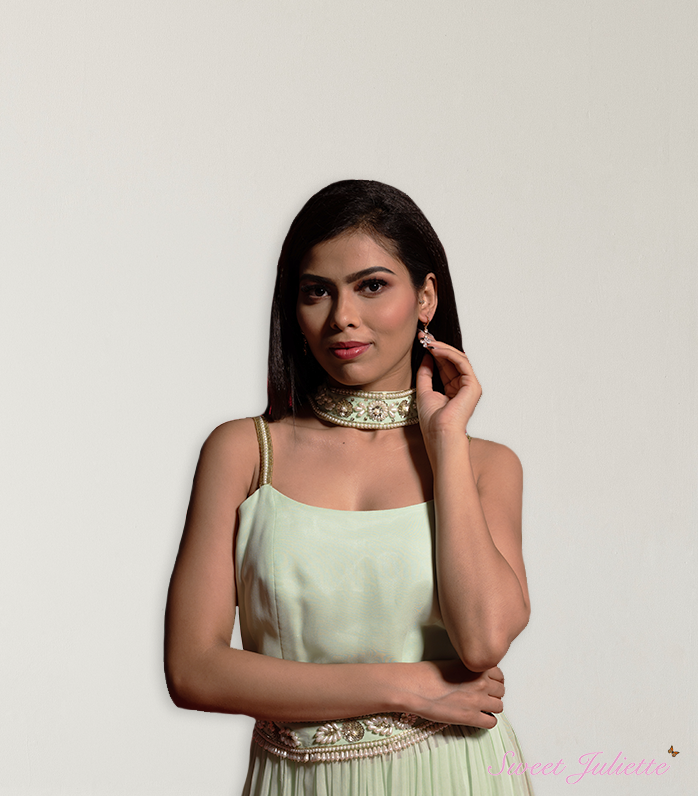 Thumbnail: Dusty Jade Kurti Set