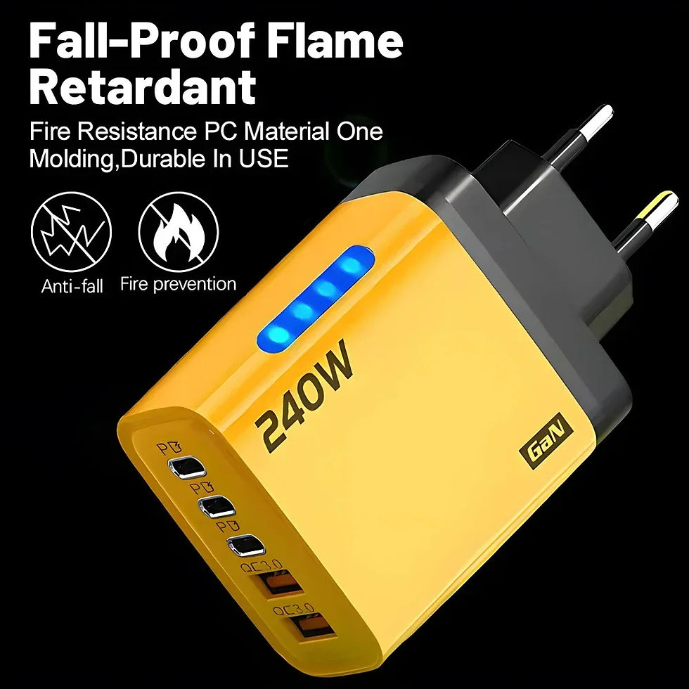 Thumbnail: 240W GaN 5-Port USB-C Fast Charger