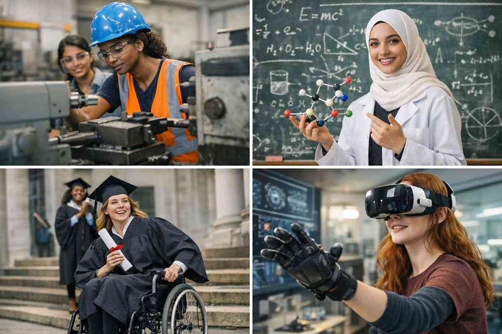 Female Students Breaking Barriers at UK Universities