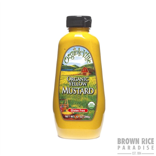 OrganicVille Organic Yellow Mustard, 12 OZ Brown Rice Paradise