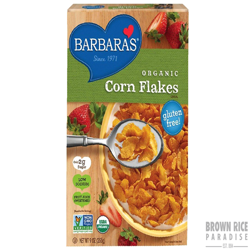 Barbara's Bakery Organic Corn Flakes Cereal, 9 OZ