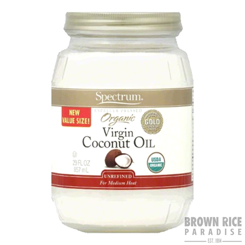 Spectrum Organic Unrefined Virgin Coconut Oil, 29 OZ