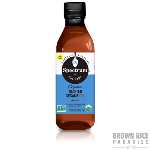 Spectrum Organic Toasted Sesame Oil, 8 OZ