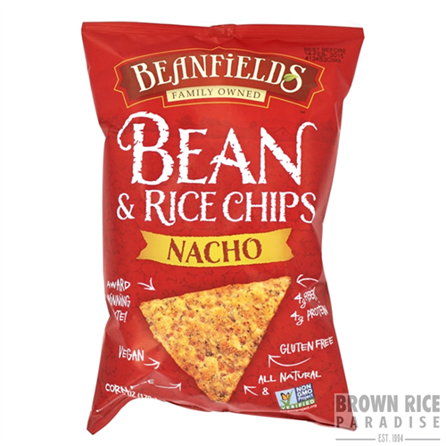 Beanfield's Bean & Rice Chips Nacho, 5.5 OZ