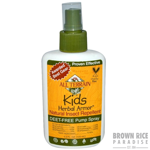 All Terrain Herbal Armor Insect Repellent Pump Spray For Kids, 4 OZ