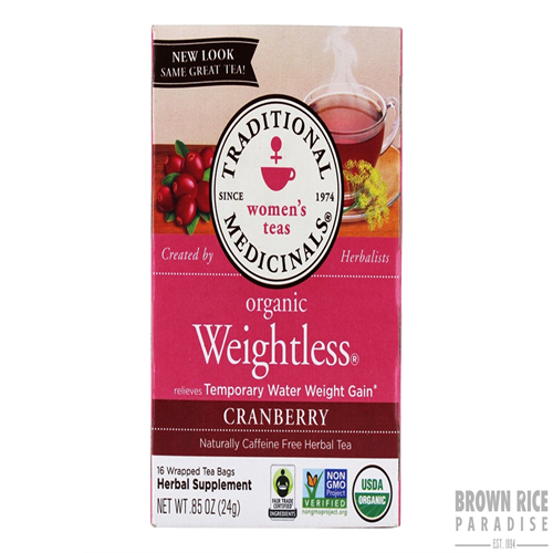Traditional Medicinals Organic Cranberry Weightless Tea, 16 BAG