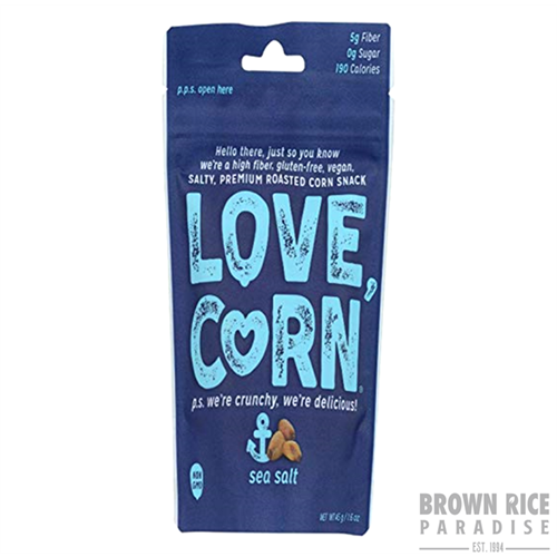 Love Corn Premium Roasted Corn Snack Sea Salt, 1.6 OZ