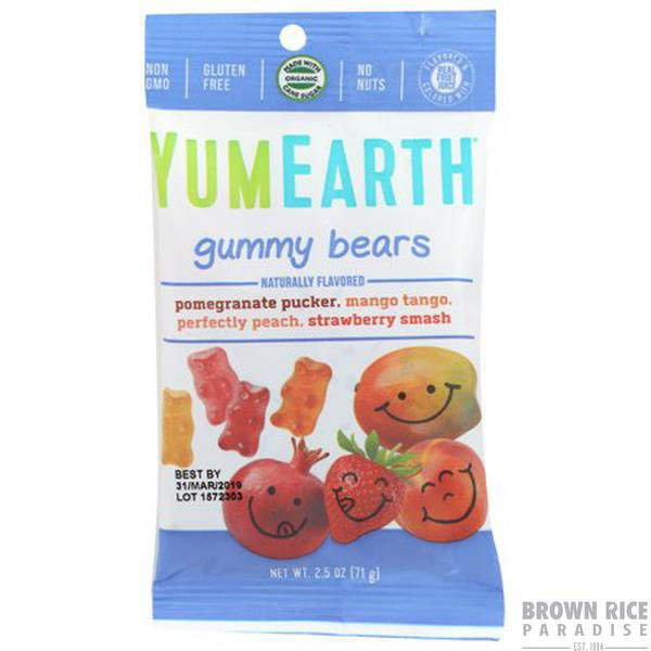 YumEarth Organic Gummy Bear 2.5 OZ, 2.5 OZ