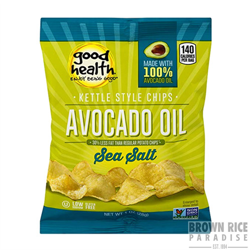 Good Health Kettle Style Avocado Oil Potato Chips Sea Salt, 1 OZ Brown Rice Paradise