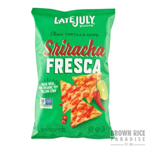 Late July Organic Clasico Tortilla Chips Sriracha, 5.5 OZ