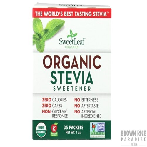 SweetLeaf Organic Stevia Sweetener Packets, 35 CT