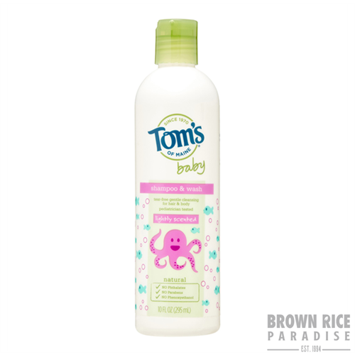 Tom's of Maine Baby Shampoo & Body Wash Lightly Scented, 10 OZ