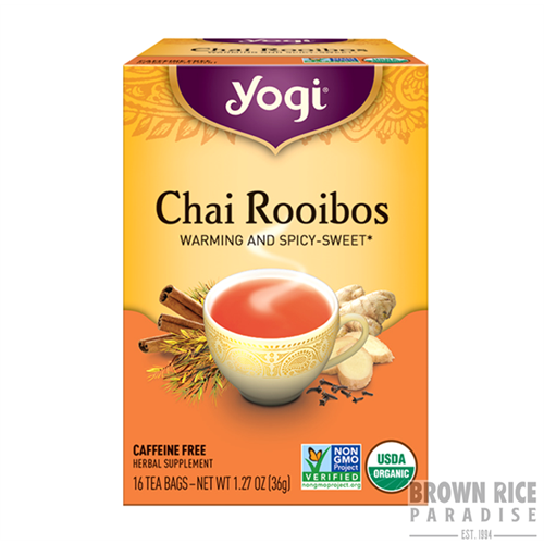 Yogi Tea Organic Herbal Chai Rooibos Tea, 16 BAG