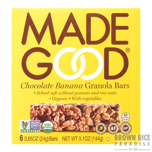 Made Good Organic Chocolate Banana Granola Bars, 0.85 OZ