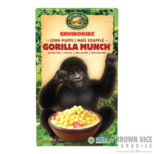 Nature's Path Envirokidz Organic Gorilla Munch Corn Puffs Cereal, 10 OZ