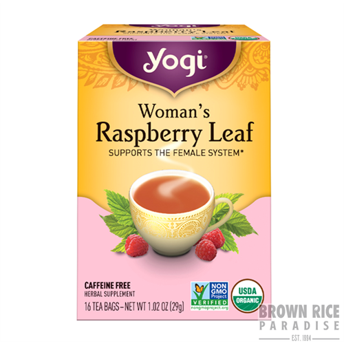 Yogi Tea Woman's Raspberry Leaf Tea, 16 BAG