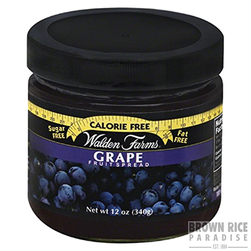 Walden Farms Fat Free Grape Fruit Spread, 12 OZ